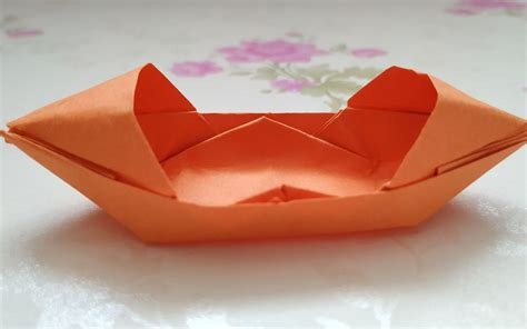 正方形 摺紙 船